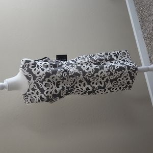 EnFocus Black & White Sleeveless Dress